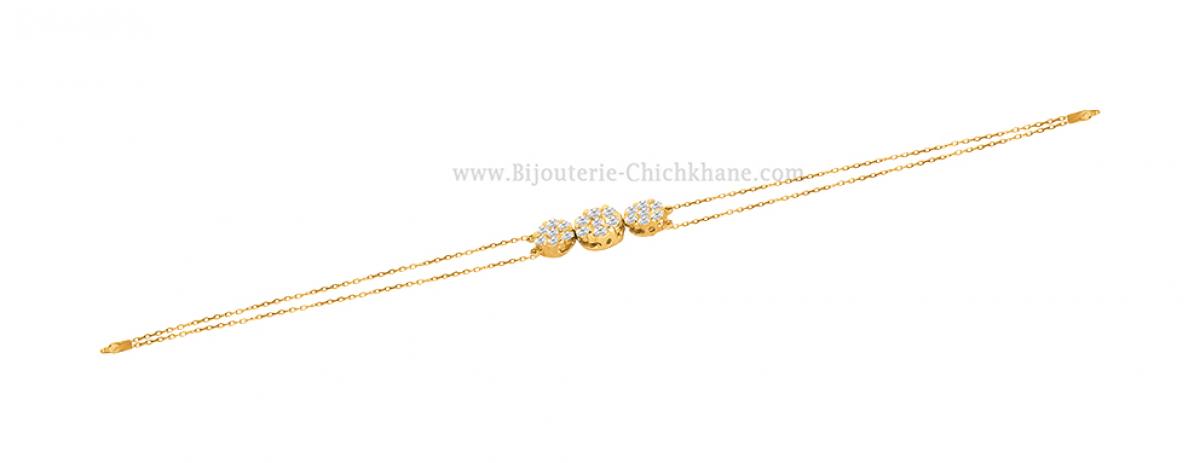 Bijoux en ligne Gourmette Zircon 63346