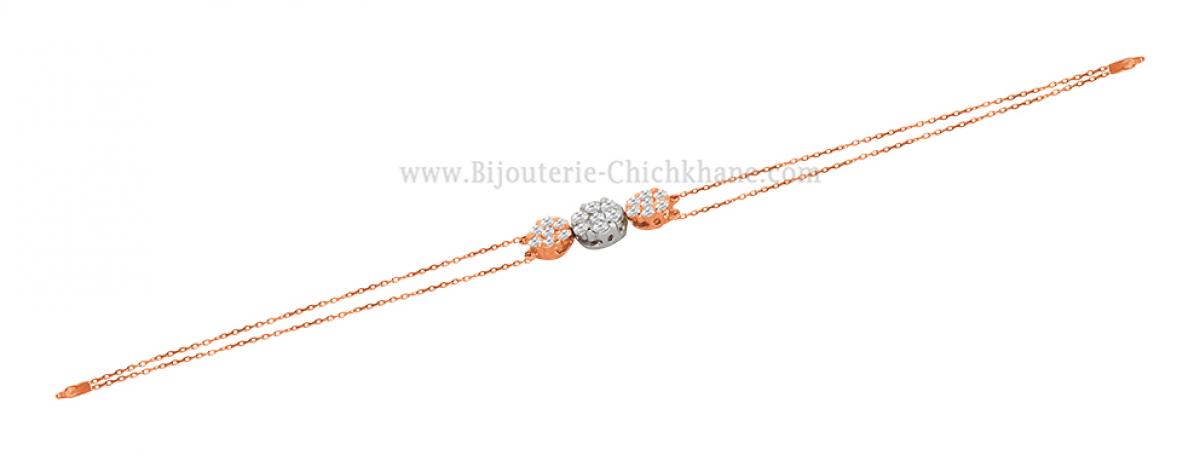 Bijoux en ligne Gourmette Zircon 63347