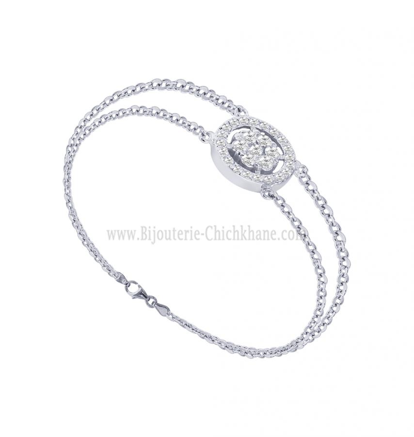 Bijoux en ligne Gourmette Zircon 63348