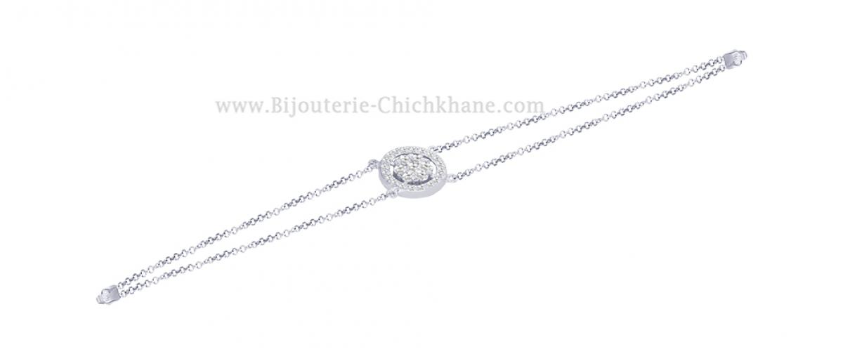 Bijoux en ligne Gourmette Zircon 63348