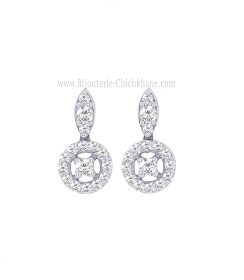 Bijoux en ligne Boucles D'oreilles Diamants 64037