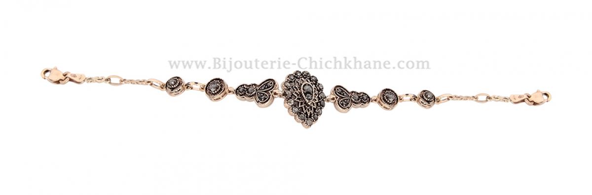 Bijoux en ligne Gourmette Diamants Rose ''Chichkhane'' 64093