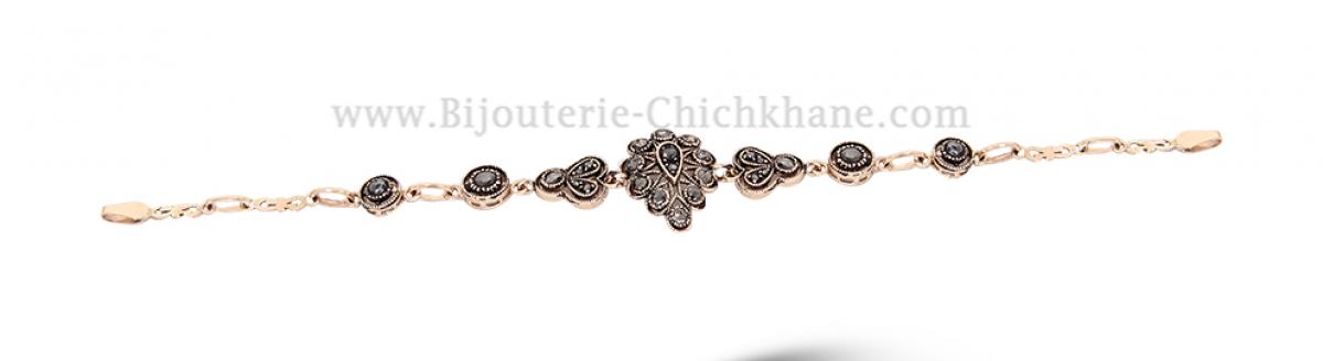 Bijoux en ligne Gourmette Diamants Rose ''Chichkhane'' 64096