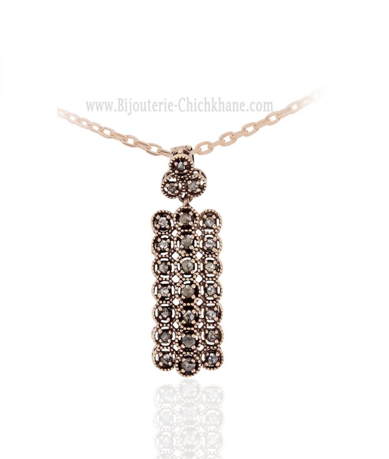 Bijoux en ligne Pendentif Diamants Rose ''Chichkhane'' 64104
