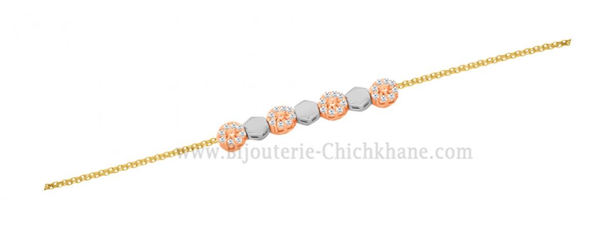 Bijoux en ligne Gourmette Zircon 64214