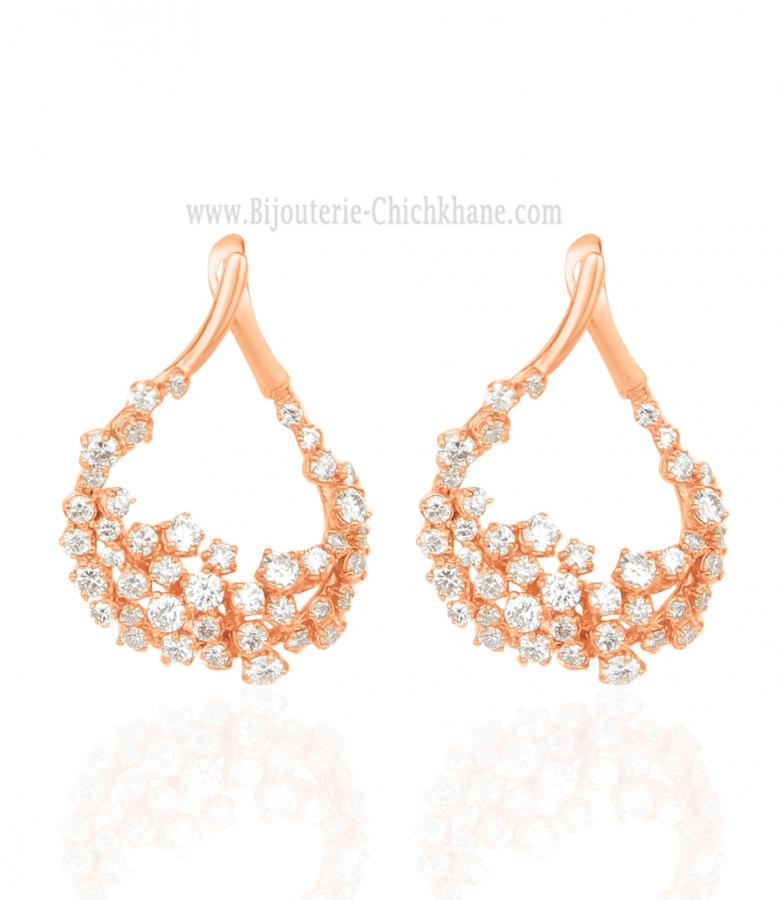 Bijoux en ligne Boucles D'oreilles Diamants 65409