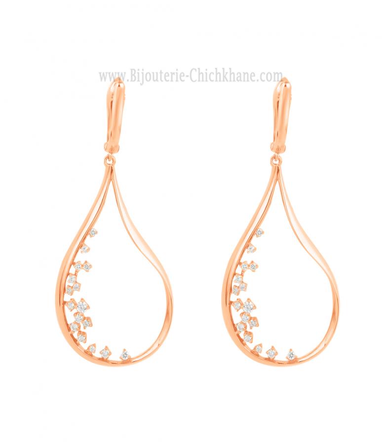 Bijoux en ligne Boucles D'oreilles Diamants 65412