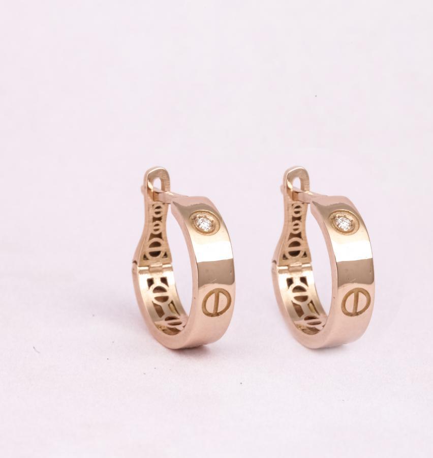 Bijoux en ligne Boucles D'oreilles Diamants 66582