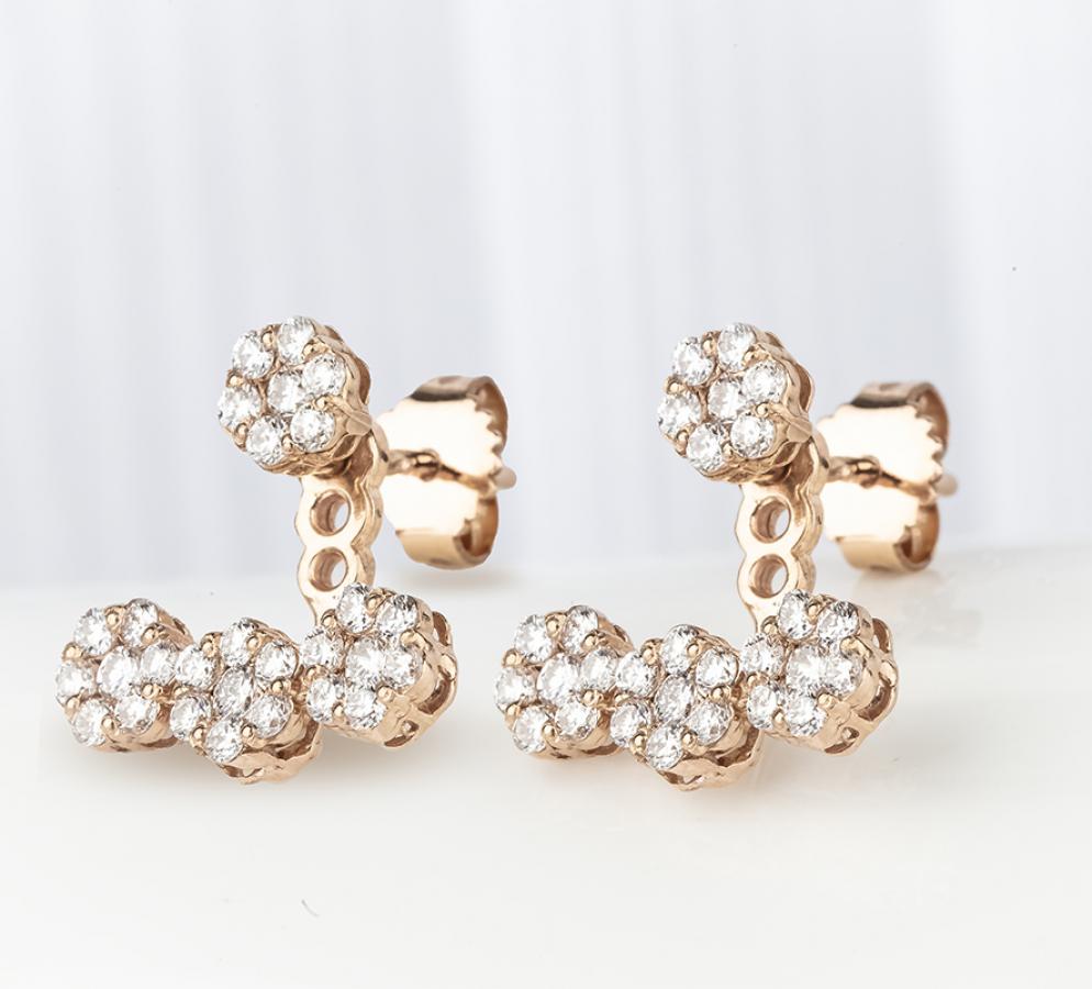 Bijoux en ligne Boucles D'oreilles Diamants 67612