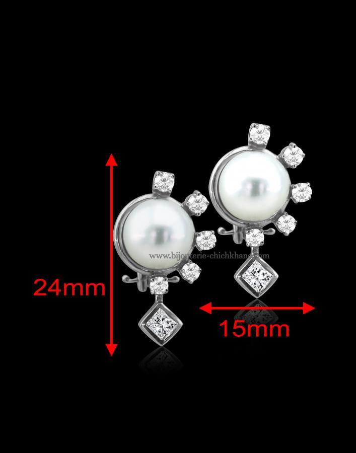 Bijoux en ligne Boucles D'oreilles Diamants 8559