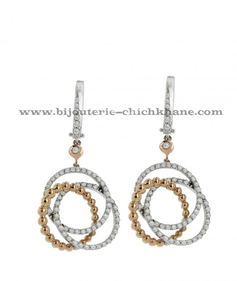 Bijoux en ligne Boucles D'oreilles Diamants 38086