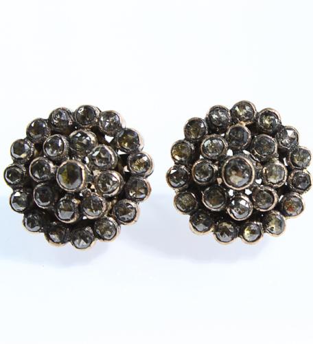 Bijoux en ligne Boucles D'oreilles Diamants Rose ''Chichkhane'' 30697