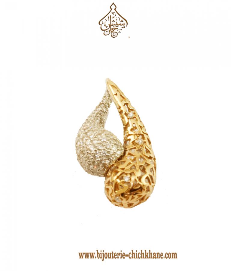Bijoux en ligne Pendentif Diamants 35101