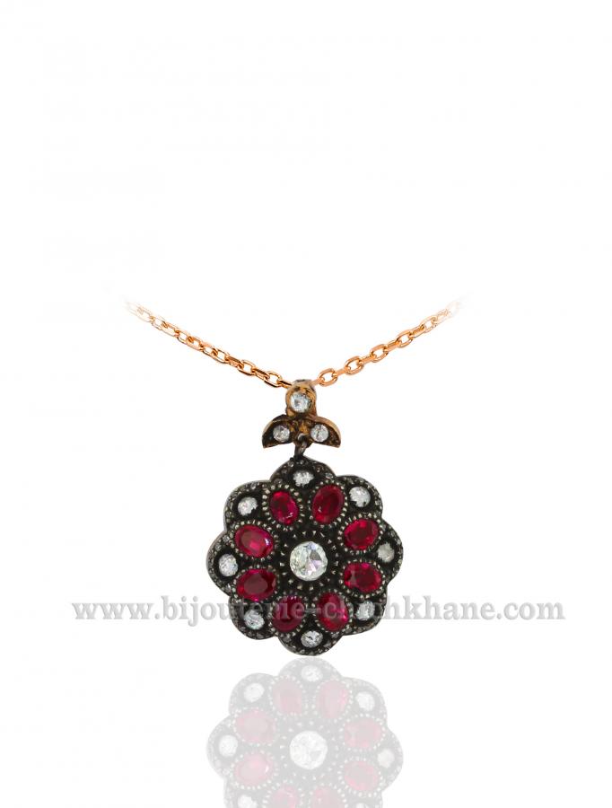 Bijoux en ligne Pendentif Diamants Blanc ''Chichkhane'' 36675