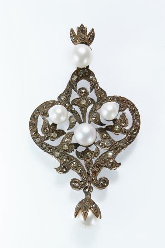 Bijoux en ligne Pendentif Diamants Rose ''Chichkhane'' 30417
