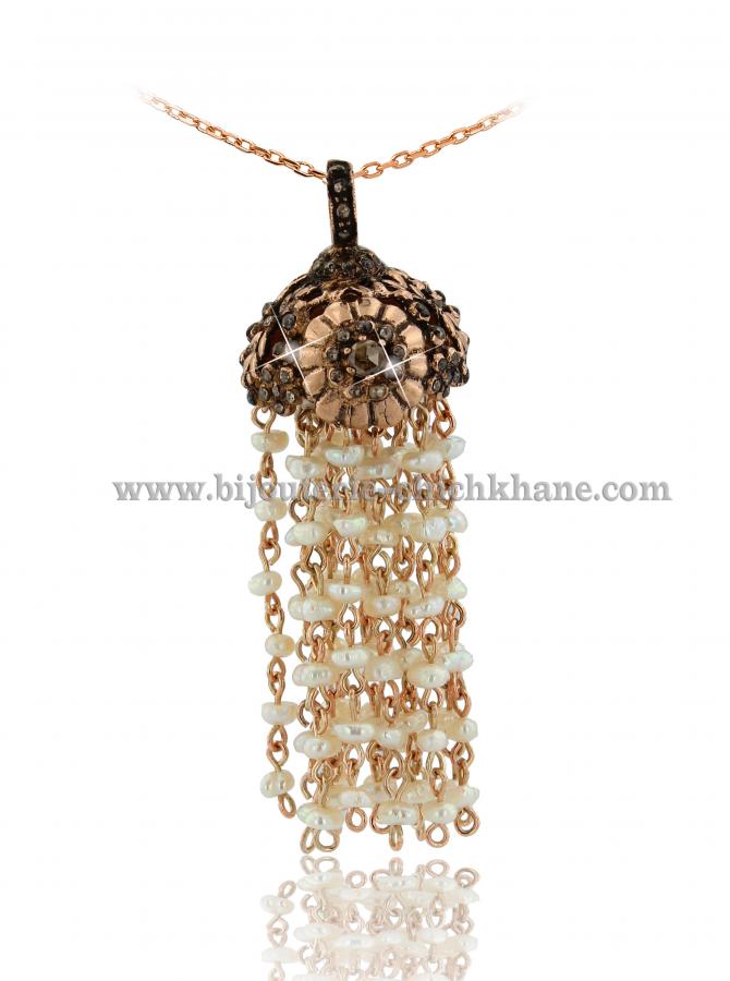Bijoux en ligne Pendentif Diamants Rose ''Chichkhane'' 42858