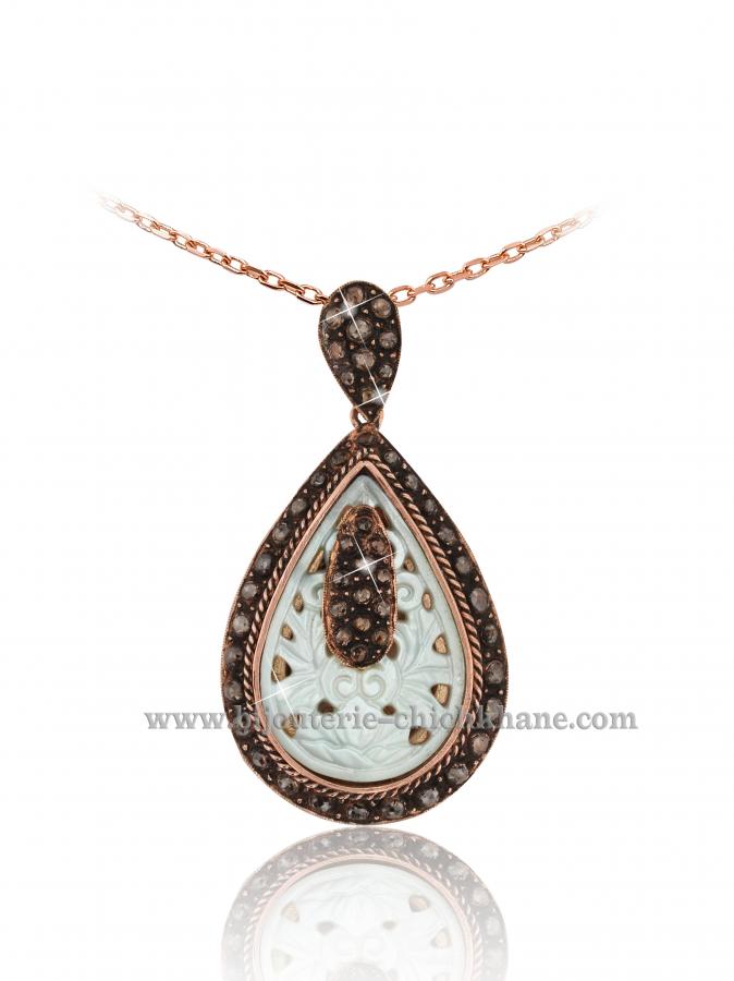 Bijoux en ligne Pendentif Diamants Rose ''Chichkhane'' 43044