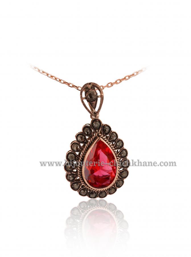 Bijoux en ligne Pendentif Diamants Rose ''Chichkhane'' 43205