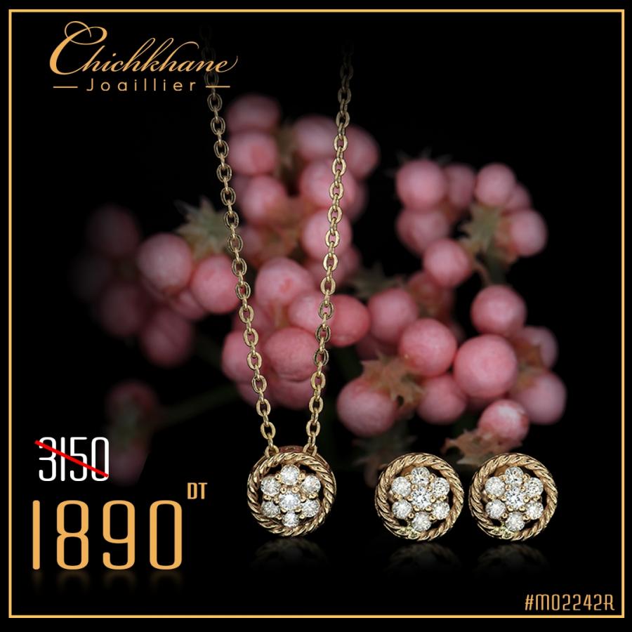 Bijoux en ligne Ensemble Diamants MO2242R