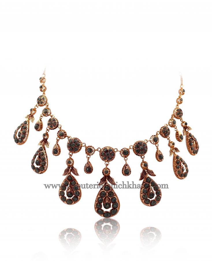 Bijoux en ligne Collier Diamants Rose ''Chichkhane'' 47838