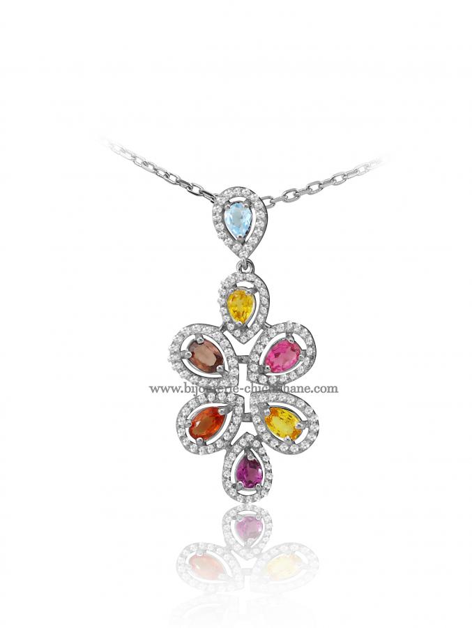 Bijoux en ligne Pendentif Diamants 48480