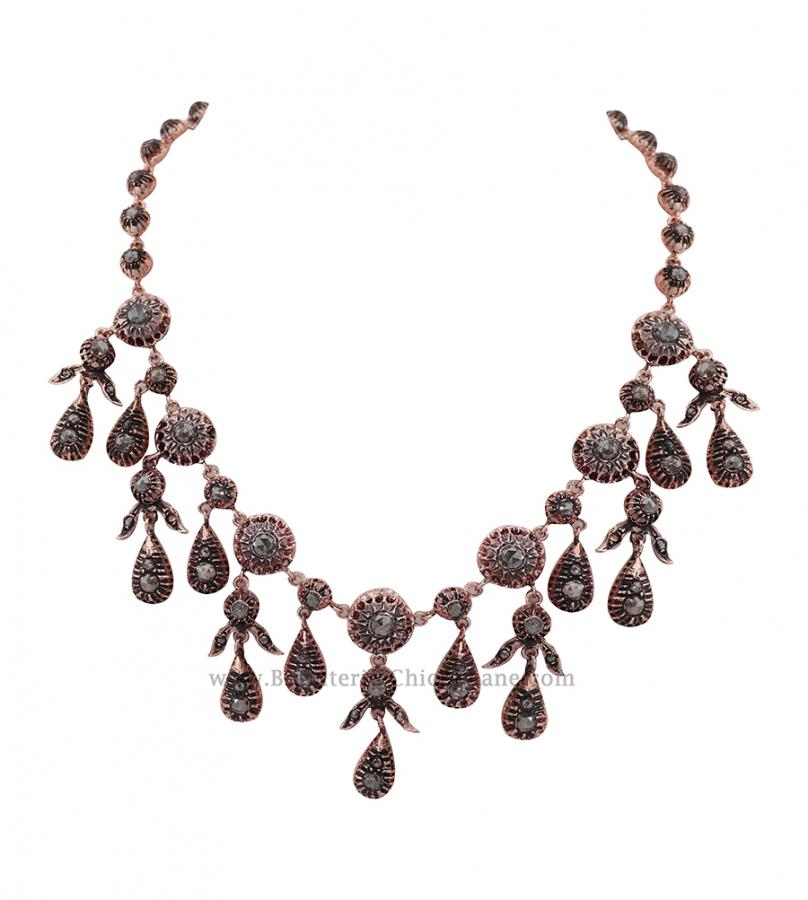 Bijoux en ligne Collier Diamants Rose ''Chichkhane'' 54306