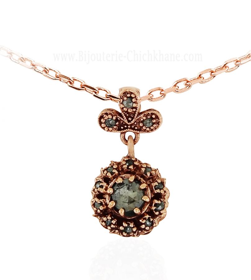 Bijoux en ligne Pendentif Diamants Rose ''Chichkhane'' 62002