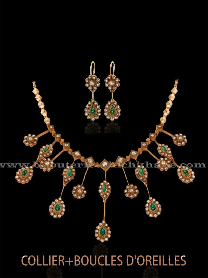 Bijoux en ligne Collier Diamants Blanc ''Chichkhane'' 40795