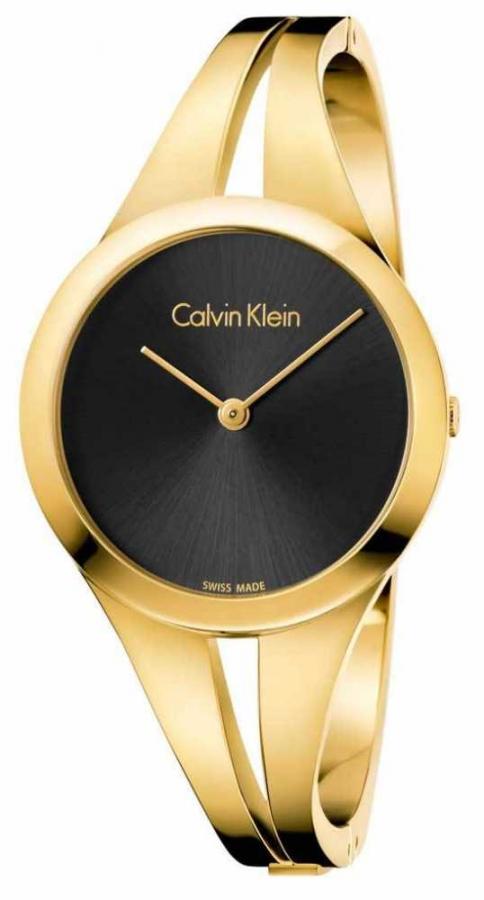 Montre calvin sales klein femme or